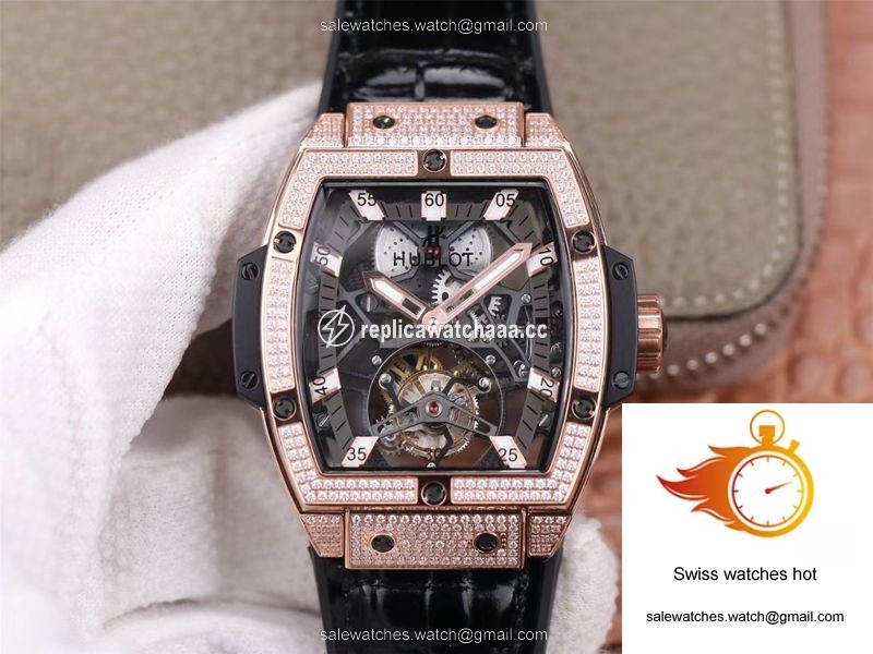 Hublot Masterpiece Tourbillon 906.OX.0123.VR.AES13 JB Factory Rose Gold Diamond 1 Hublot Masterpiece Tourbillon 906.OX.0123.VR.AES13 JB Factory Rose Gold Diamond 1