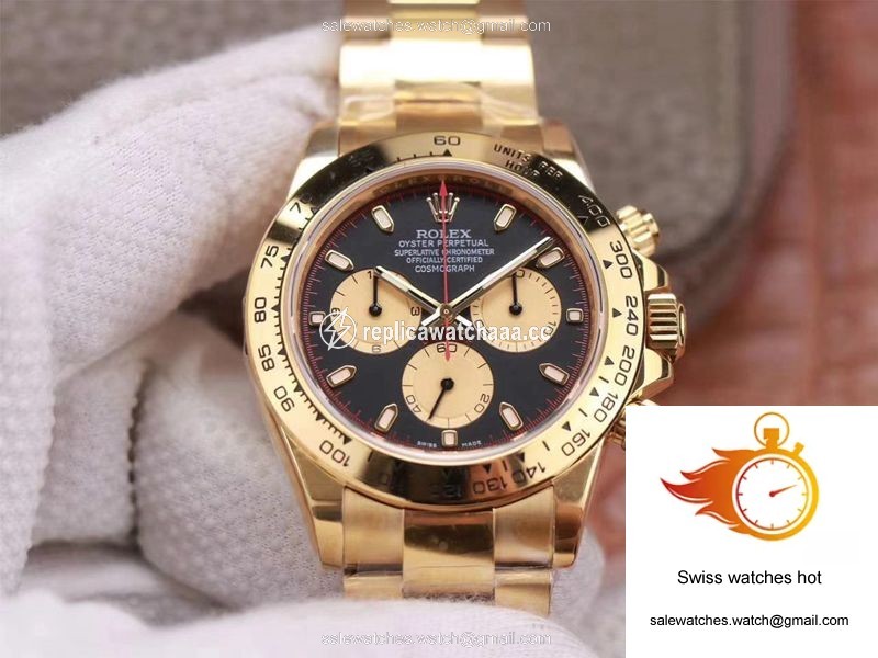 Rolex Daytona M116508-0009 Noob Factory Black Dial 4130 Movement 1 Rolex Daytona M116508-0009 Noob Factory Black Dial 4130 Movement 1