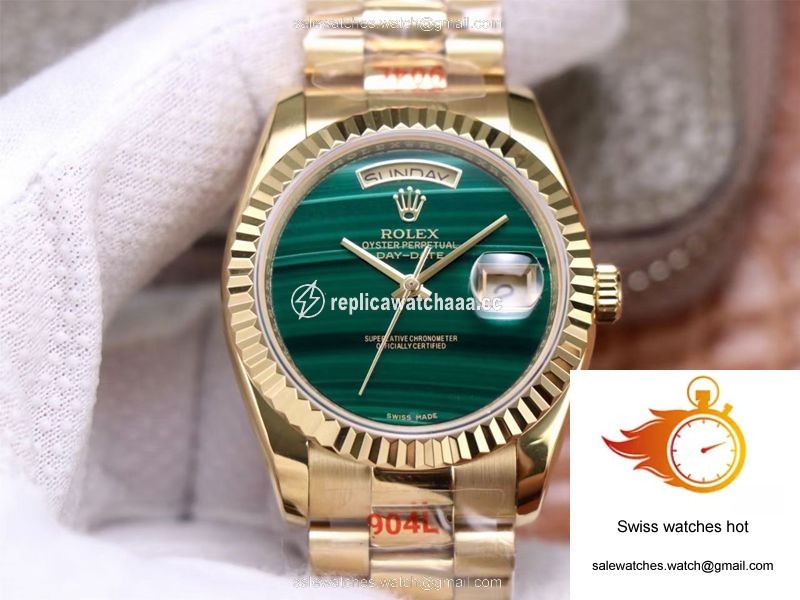 Rolex Day Date President 18238 Malachite Green Dial 1 Rolex Day Date President 18238 Malachite Green Dial 1