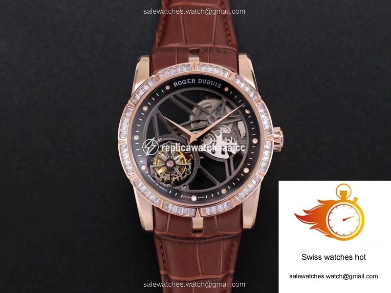 Roger Dubuis Excalibur RDDBEX0404 JB Factory V3 Rose Gold Tourbillon 1 Roger Dubuis Excalibur RDDBEX0404 JB Factory V3 Rose Gold Tourbillon 1