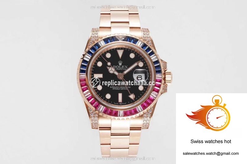 Rolex GMT Master II 116759 SAru ROF Factory Rose Gold 1 Rolex GMT Master II 116759 SAru ROF Factory Rose Gold 1