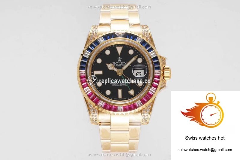 Rolex GMT Master II 116758 SAru-78208 ROF Factory Black Dial 1 Rolex GMT Master II 116758 SAru-78208 ROF Factory Black Dial 1