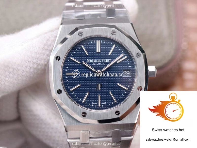 Audemars Piguet Royal Oak Jumbo Extra-Thin 15202ST.OO.1240ST.01 ZF Factory Blue Dial 1 Audemars Piguet Royal Oak Jumbo Extra-Thin 15202ST.OO.1240ST.01 ZF Factory Blue Dial 1