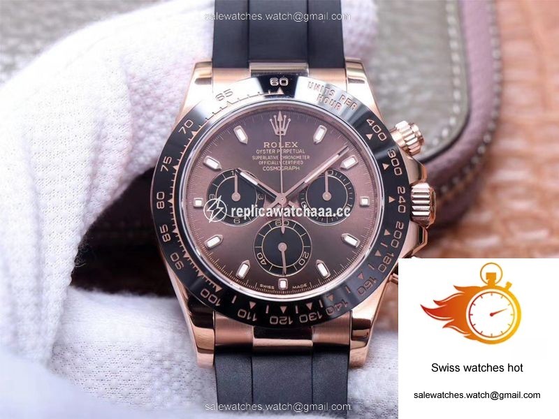 Rolex Daytona M116515LN-0041 Noob Factory Chocolate Dial 4130 Movement 1 Rolex Daytona M116515LN-0041 Noob Factory Chocolate Dial 4130 Movement 1