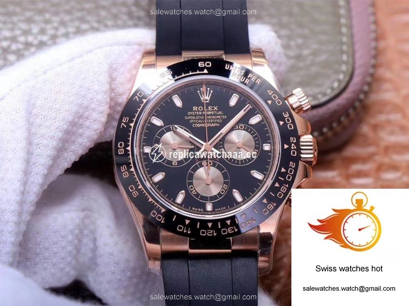 Rolex Daytona M116515LN-0017 Noob Factory Black Dial 4130 Movement 1 Rolex Daytona M116515LN-0017 Noob Factory Black Dial 4130 Movement 1