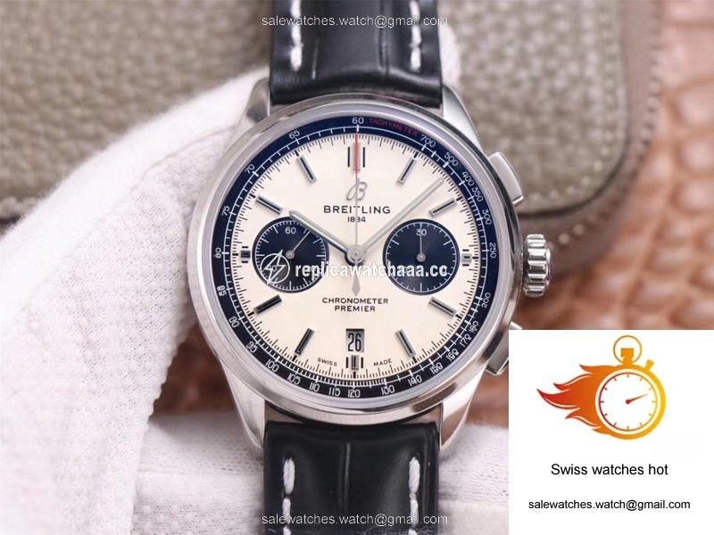 Breitling PREMIER B01 Chronograph AB0118221G1P1 GF Factory Silver Dial 1 Breitling PREMIER B01 Chronograph AB0118221G1P1 GF Factory Silver Dial 1