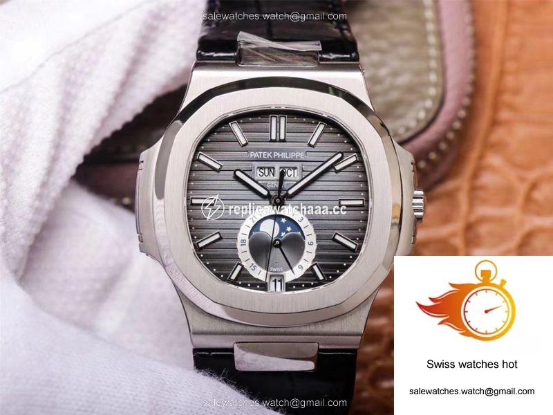 PF Factory Patek Philippe Nautilus 5726A-001 Moonphase Gray Dial 1 PF Factory Patek Philippe Nautilus 5726A-001 Moonphase Gray Dial 1