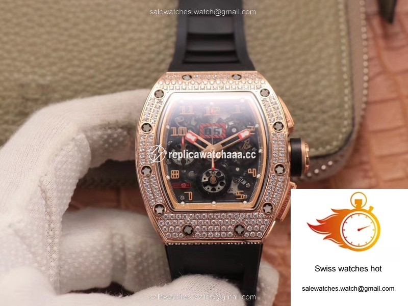 Richard Mille RM011 RG/5423 Felipe Massa KV Factory Rose Gold Diamond Bezel 1 Richard Mille RM011 RG/5423 Felipe Massa KV Factory Rose Gold Diamond Bezel 1