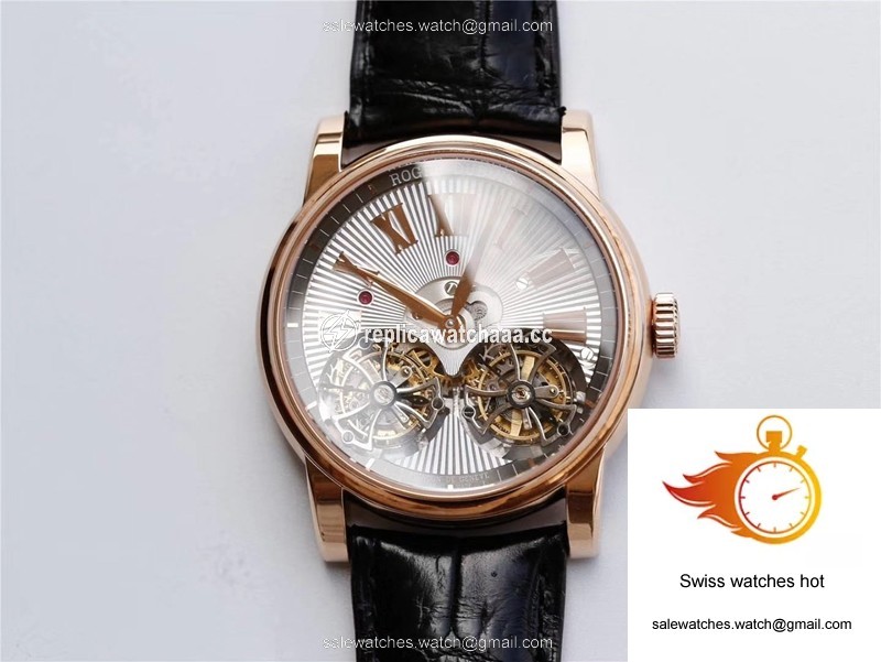 Roger Dubuis Hommage RDDBHO0562 Double Flying tourbillon JB Factory Silver Dial 1 Roger Dubuis Hommage RDDBHO0562 Double Flying tourbillon JB Factory Silver Dial 1