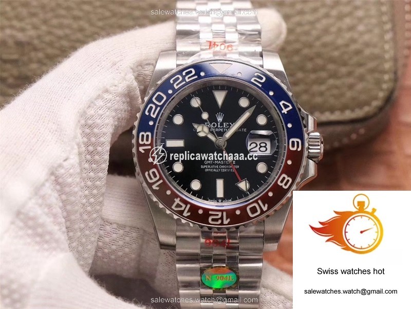 Rolex GMT Master II 126710BLRO-0001 Noob Factory Black Dial 1 Rolex GMT Master II 126710BLRO-0001 Noob Factory Black Dial 1