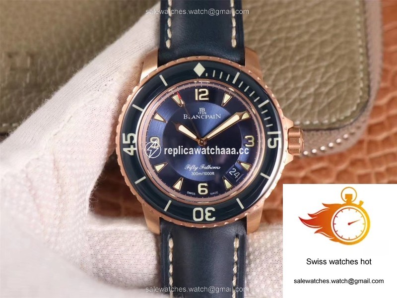 Blancpain Fifty Fathoms 5015-3603C-63B ZF Factory Blue Dial 1 Blancpain Fifty Fathoms 5015-3603C-63B ZF Factory Blue Dial 1