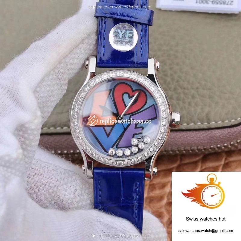 Chopard Happy Diamonds Happy Love 278559-3020 YF Factory Blue Mother Pearl Dial 1 Chopard Happy Diamonds Happy Love 278559-3020 YF Factory Blue Mother Pearl Dial 1