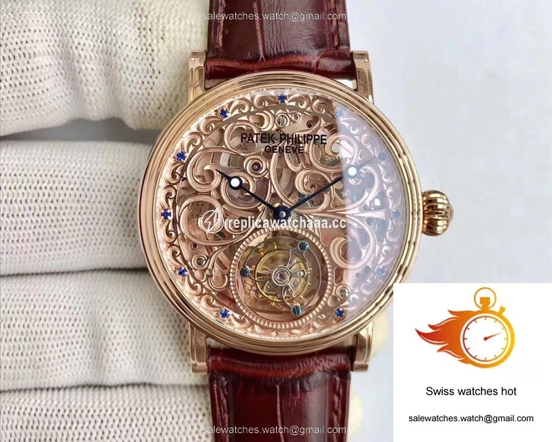 Patek Philippe Tourbillon Rose Gold Skeleton Dial 1 Patek Philippe Tourbillon Rose Gold Skeleton Dial 1