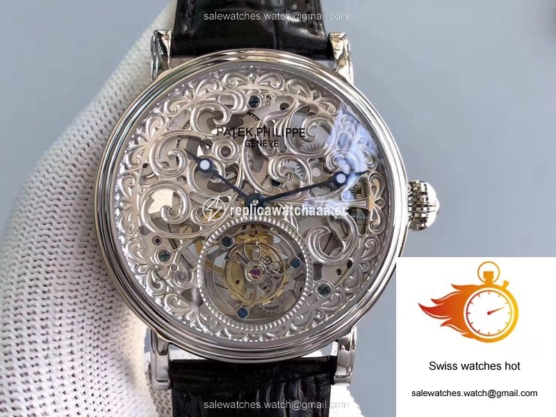 Patek Philippe Tourbillon 316L Stainless Steel Skeleton Dial 1 Patek Philippe Tourbillon 316L Stainless Steel Skeleton Dial 1