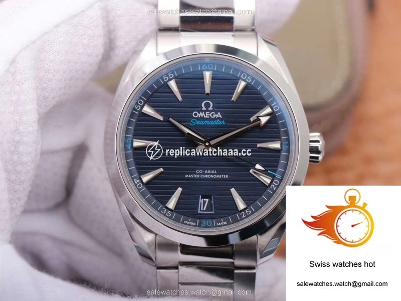 Omega Seamaster 220.10.41.21.03.001 VS Factory Blue Dial 1 Omega Seamaster 220.10.41.21.03.001 VS Factory Blue Dial 1
