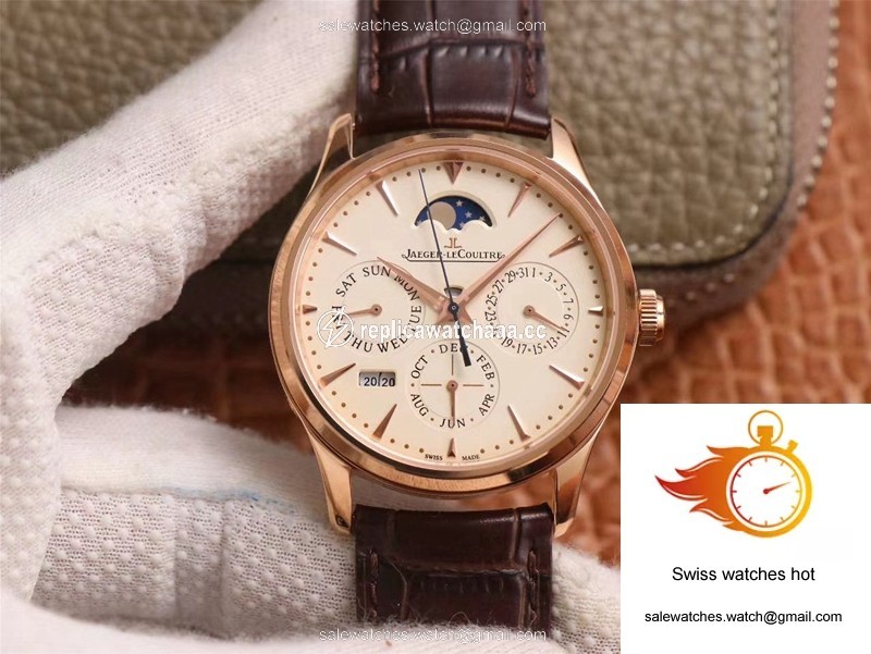 Jaeger-LeCoultre Master Ultra Thin Moon Perpetual Calendar 1302520 V9 Factory Rose Gold Case 1 Jaeger-LeCoultre Master Ultra Thin Moon Perpetual Calendar 1302520 V9 Factory Rose Gold Case 1