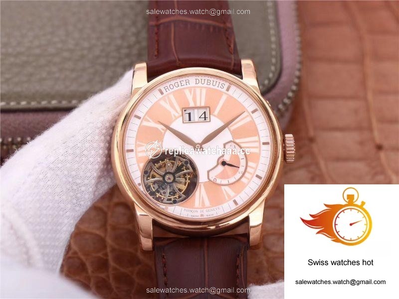 JB Factory Roger Dubuis Hommage Flying Tourbillon RDDBHO0568 Pink 1 JB Factory Roger Dubuis Hommage Flying Tourbillon RDDBHO0568 Pink 1