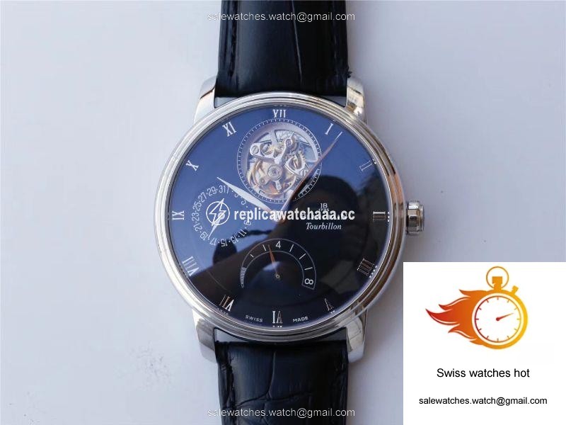 JB Factory Blancpain Villeret Tourbillon 8 Jours 6025-1542-55b Black 1 JB Factory Blancpain Villeret Tourbillon 8 Jours 6025-1542-55b Black 1