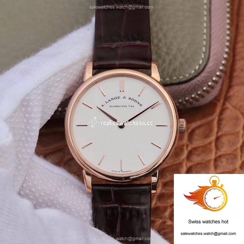 A. Lange & Sohne Saxonia Thin Pink Gold 201.033 SV Factory 1 A. Lange & Sohne Saxonia Thin Pink Gold 201.033 SV Factory 1