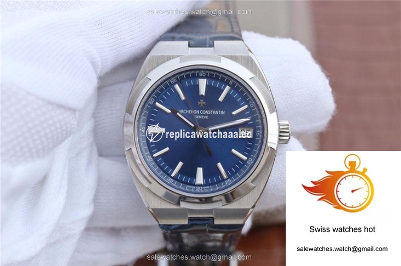 Vacheron Constantin Overseas 47040 JJ Factory Leather Strap Blue Dial 1 Vacheron Constantin Overseas 47040 JJ Factory Leather Strap Blue Dial 1