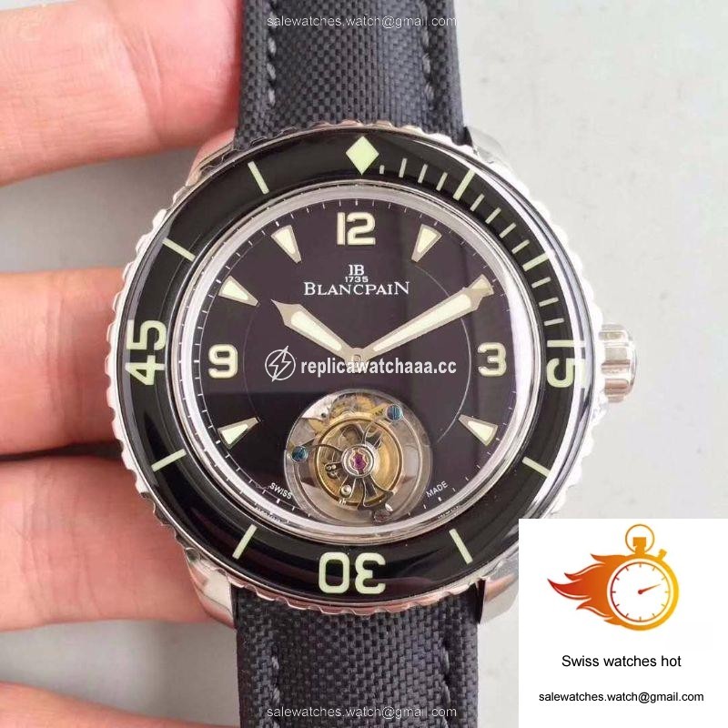 Blancpain Fifty Fathoms Tourbillon JB Factory Black Dial 1 Blancpain Fifty Fathoms Tourbillon JB Factory Black Dial 1