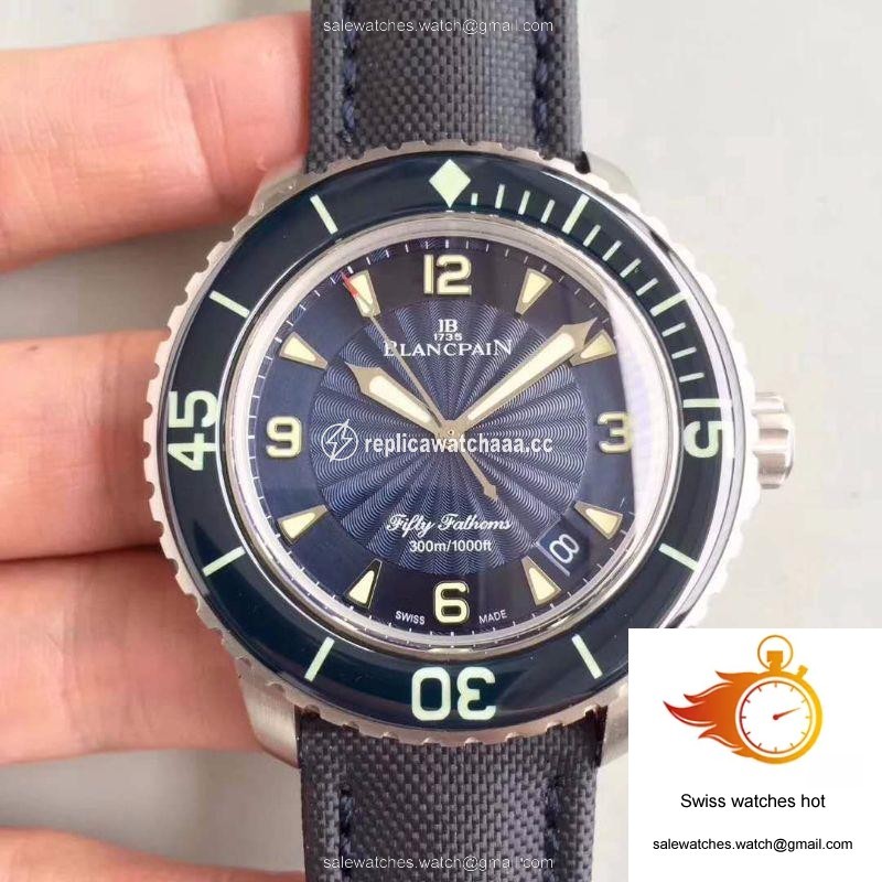 Blancpain Fifty Fathoms 5015D-1140-52B ZF Factory Blue Dial 1 Blancpain Fifty Fathoms 5015D-1140-52B ZF Factory Blue Dial 1