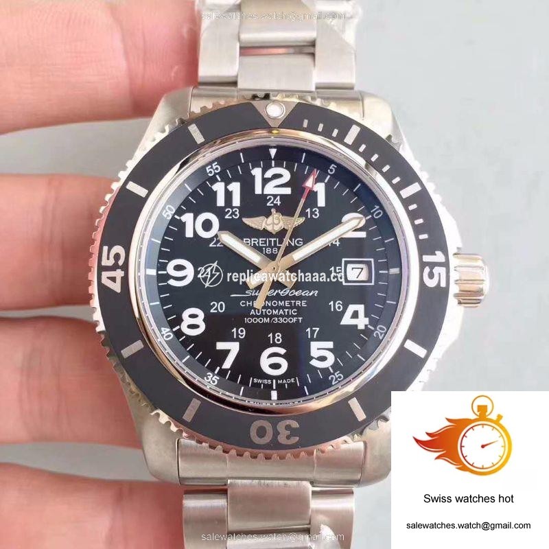 Breitling Superocean II 44MM A17392D7/BD68/162A GF Factory Deep Blue Dial 1 Breitling Superocean II 44MM A17392D7/BD68/162A GF Factory Deep Blue Dial 1
