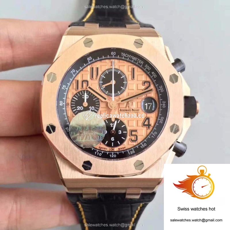 Audemars Piguet Royal Oak Offshore 26470OR.OO.A002CR.01 JF Factory V2 Gold Dial 1 Audemars Piguet Royal Oak Offshore 26470OR.OO.A002CR.01 JF Factory V2 Gold Dial 1