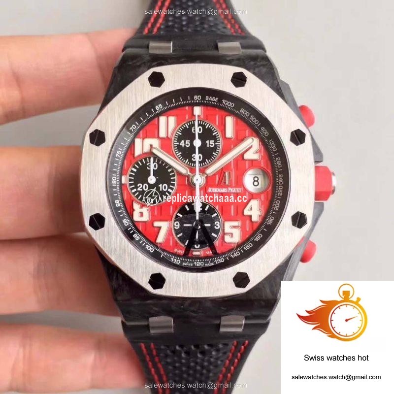 Audemars Piguet Royal Oak Offshore Singapore GP F1 26190OS.OO.D003CU.01 JF Factory Red Dial 1 Audemars Piguet Royal Oak Offshore Singapore GP F1 26190OS.OO.D003CU.01 JF Factory Red Dial 1
