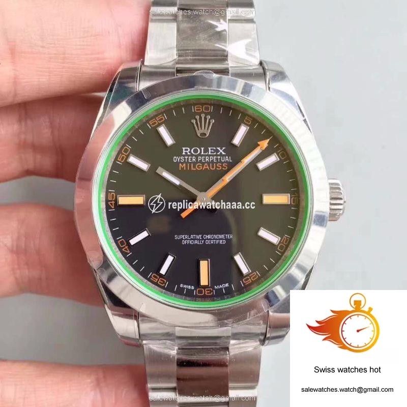 Rolex Milgauss 116400GV AR Factory Black Dial 1 Rolex Milgauss 116400GV AR Factory Black Dial 1