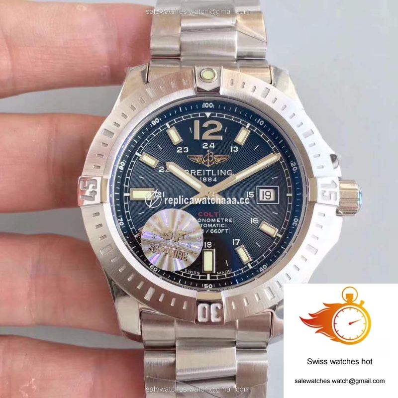 Breitling Colt Automatic 44MM A1738811-BD44-173A GF Factory Black Dial 1 Breitling Colt Automatic 44MM A1738811-BD44-173A GF Factory Black Dial 1
