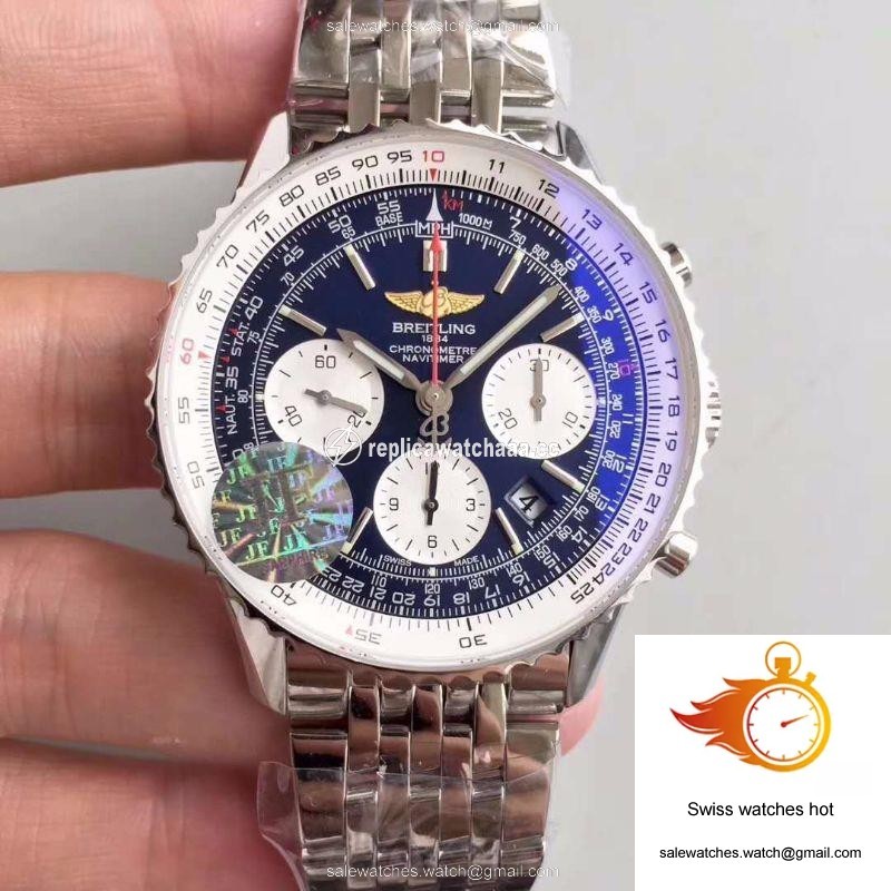 Breitling Navitimer 01 AB012012/BB01/447A JF Factory Blue Dial 1 Breitling Navitimer 01 AB012012/BB01/447A JF Factory Blue Dial 1