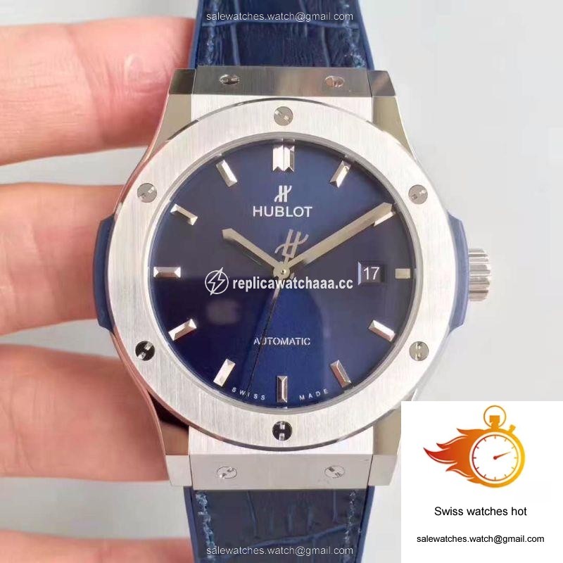 Hublot Classic Fusion Titanium Blue 511.NX.7170.LR JJ Factory Blue Dial 1 Hublot Classic Fusion Titanium Blue 511.NX.7170.LR JJ Factory Blue Dial 1