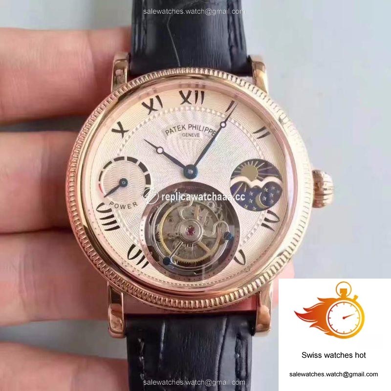 Patek Philippe Moonphase Tourbillon 18K Rose Gold Dial 1 Patek Philippe Moonphase Tourbillon 18K Rose Gold Dial 1