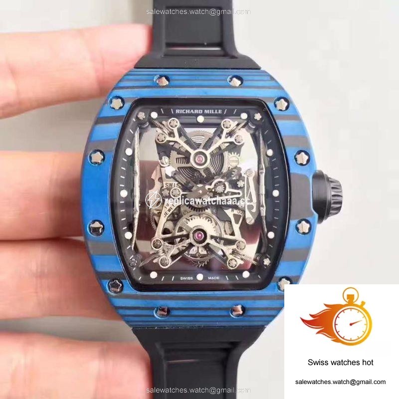 Richard Mille RM50-27-01 NTPT Blue Forged Carbon Skeleton Dial 1 Richard Mille RM50-27-01 NTPT Blue Forged Carbon Skeleton Dial 1