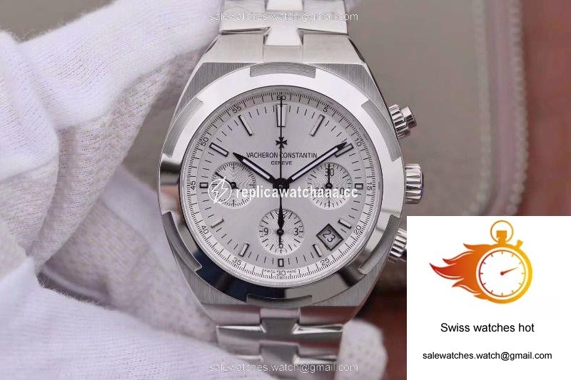 Vacheron Constantin Overseas Chronograph 5500V/110A-B075 8F Factory Silver Dial 1 Vacheron Constantin Overseas Chronograph 5500V/110A-B075 8F Factory Silver Dial 1