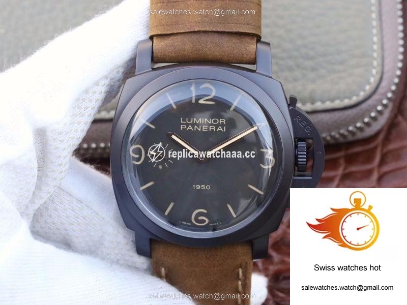 Panerai Luminor 1950 3 Days PAM 375 ZF Factory Black Dial 1 Panerai Luminor 1950 3 Days PAM 375 ZF Factory Black Dial 1