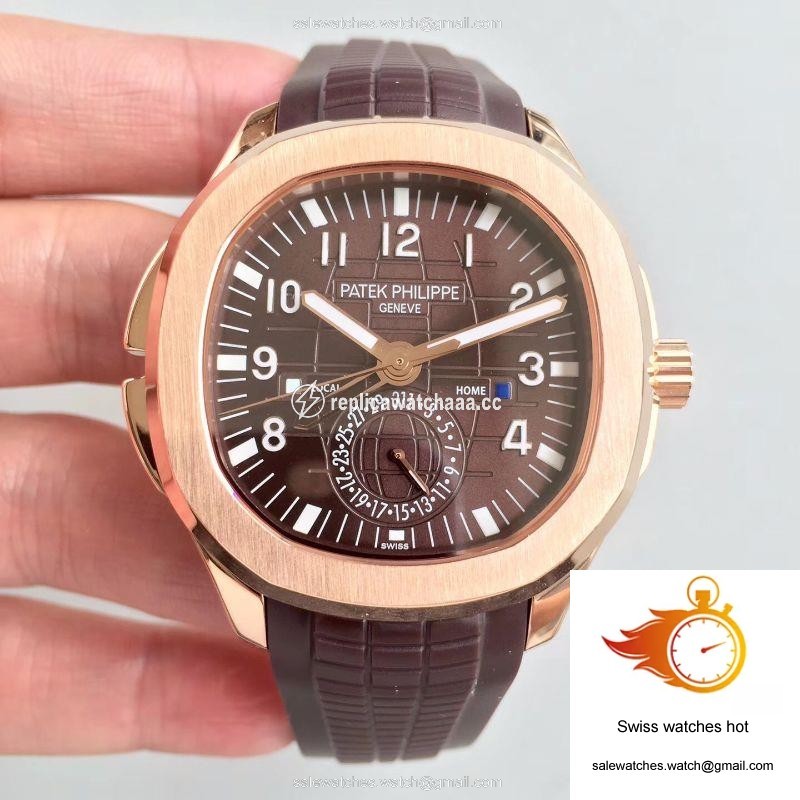 Patek Philippe Aquanaut Travel Time 5164R-001 Rose Gold Chocolate Dial 1 Patek Philippe Aquanaut Travel Time 5164R-001 Rose Gold Chocolate Dial 1