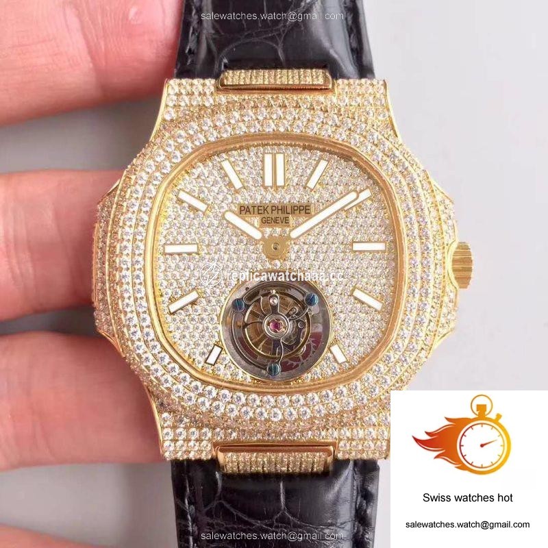 Patek Philippe Nautilus Jumbo 5711 Diamond Dial Tourbillon R8 Factory 1 Patek Philippe Nautilus Jumbo 5711 Diamond Dial Tourbillon R8 Factory 1