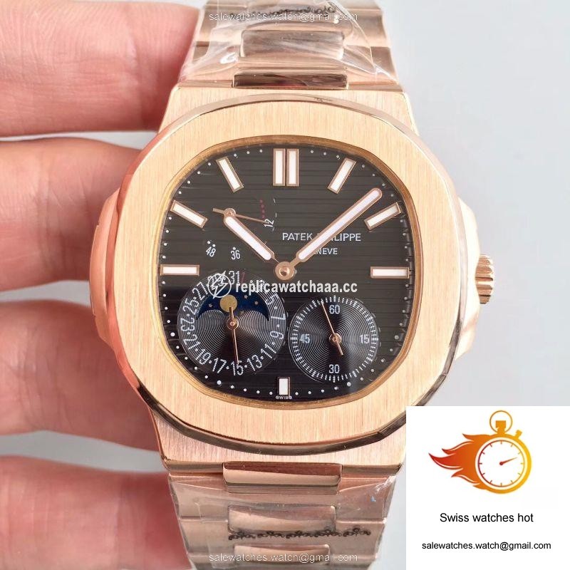 Patek Philippe Nautilus Moonphase 5712R-001 Black Dial 1 Patek Philippe Nautilus Moonphase 5712R-001 Black Dial 1