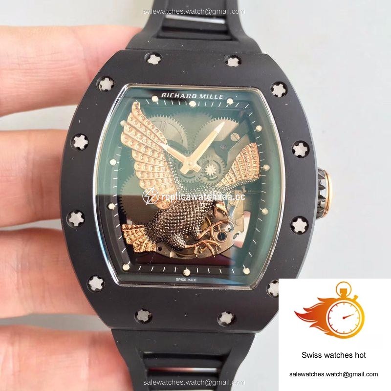 Richard Mille RM023 Rose Gold Eagle Skeleton Dial 1 Richard Mille RM023 Rose Gold Eagle Skeleton Dial 1