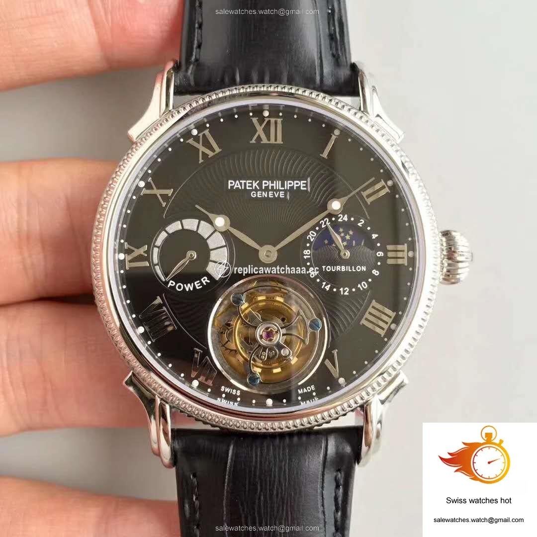 Patek Philippe Tourbillon Moonphase Black Dial 1 Patek Philippe Tourbillon Moonphase Black Dial 1