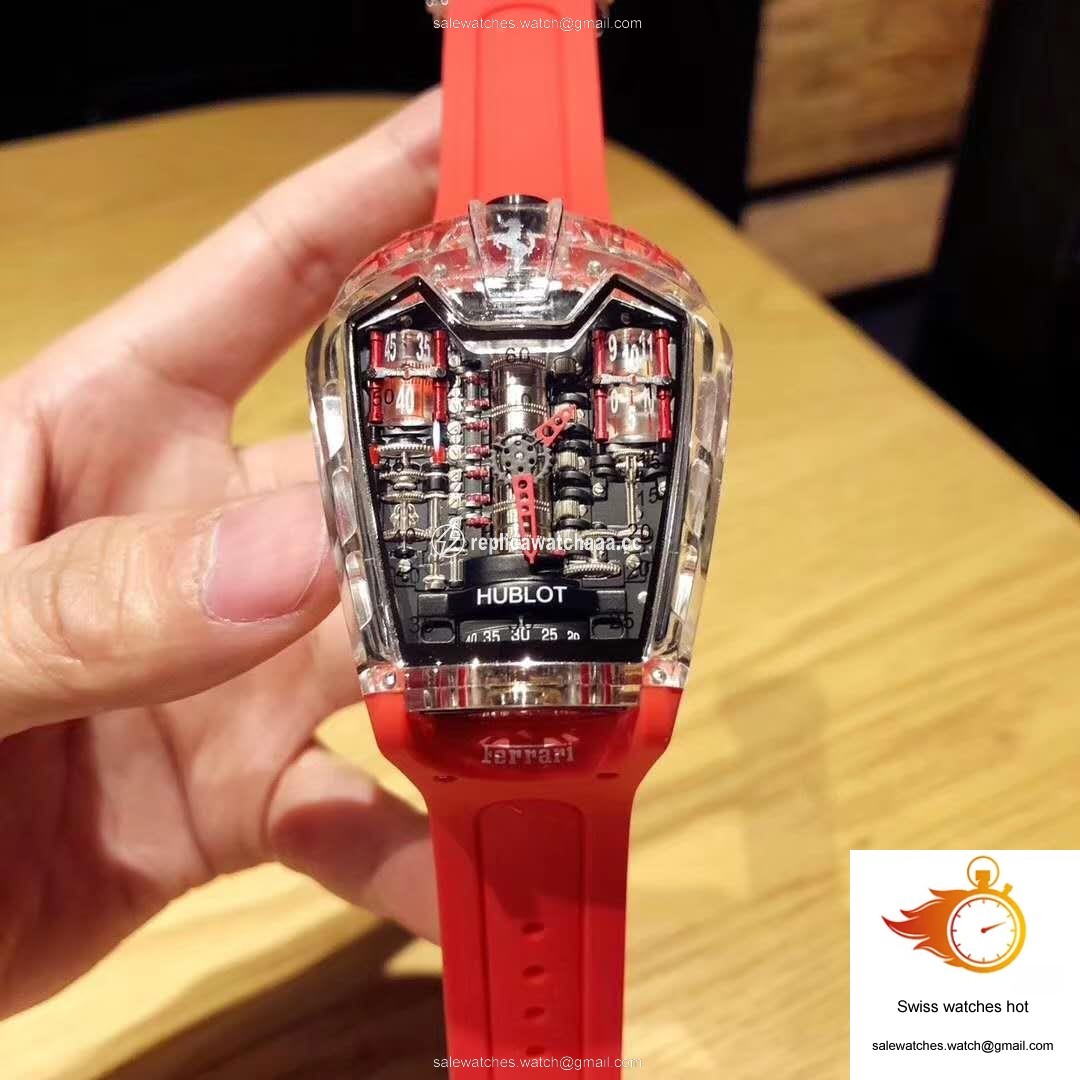 Hublot LaFerrari MP-05 Red Rubber Strap Black Dial 1 Hublot LaFerrari MP-05 Red Rubber Strap Black Dial 1
