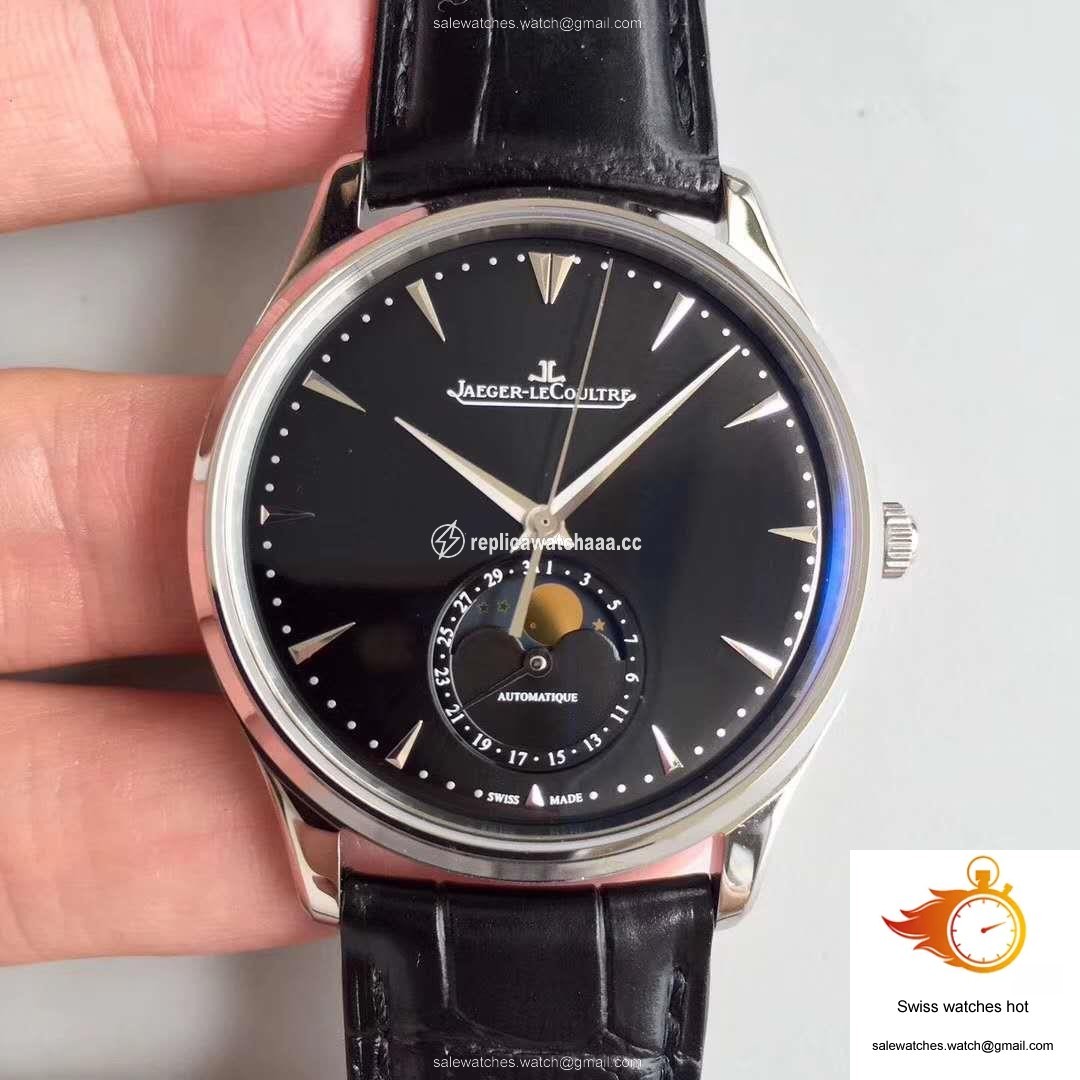 Jaeger-LeCoultre Master Ultra Thin Moon 1368470 ZF Factory Black Dial 1 Jaeger-LeCoultre Master Ultra Thin Moon 1368470 ZF Factory Black Dial 1