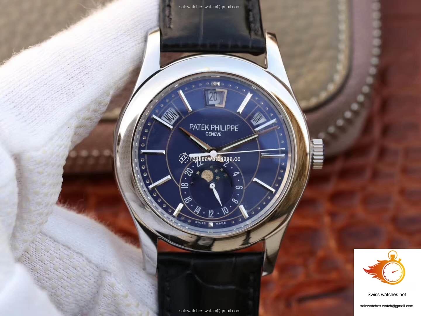 Patek Philippe Annual Calendar 5205G-013 Blue Dial 1 Patek Philippe Annual Calendar 5205G-013 Blue Dial 1