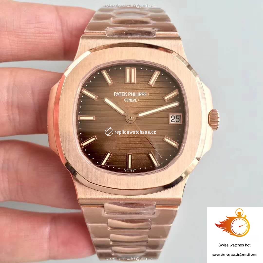 Patek Philippe Nautilus 5711/1R-001 PF Factory Rose Gold Chocolate Dial 1 Patek Philippe Nautilus 5711/1R-001 PF Factory Rose Gold Chocolate Dial 1