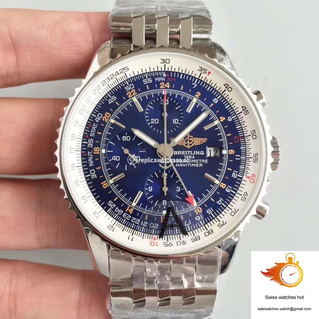 Breitling Navitimer Montbrillant Datora A21330 JF Factory Blue Dial 1 Breitling Navitimer Montbrillant Datora A21330 JF Factory Blue Dial 1