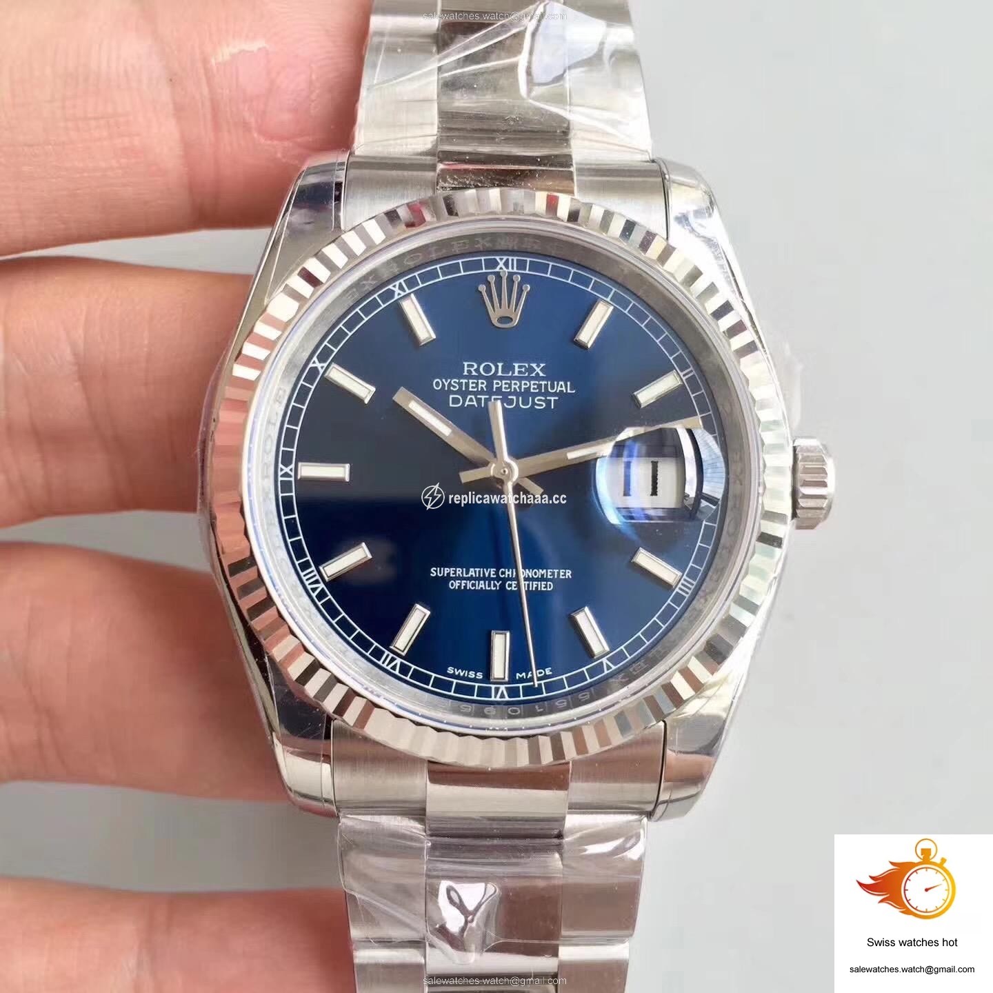Rolex Datejust 116234 36mm AR Factory V2 Blue Dial 1 Rolex Datejust 116234 36mm AR Factory V2 Blue Dial 1