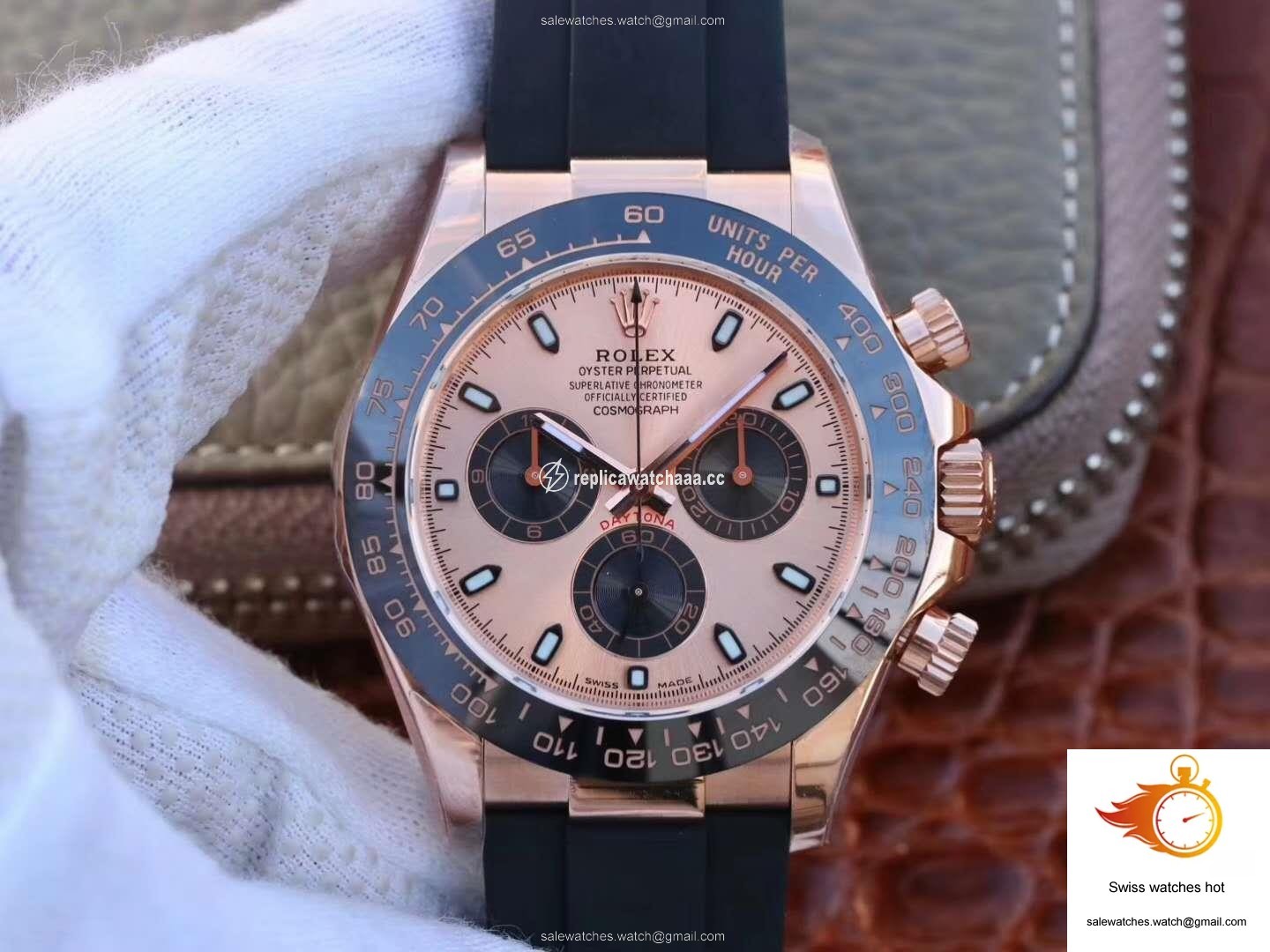 Rolex Daytona Cosmograph 116515LN Noob Factory Rose Gold Dial 1 Rolex Daytona Cosmograph 116515LN Noob Factory Rose Gold Dial 1