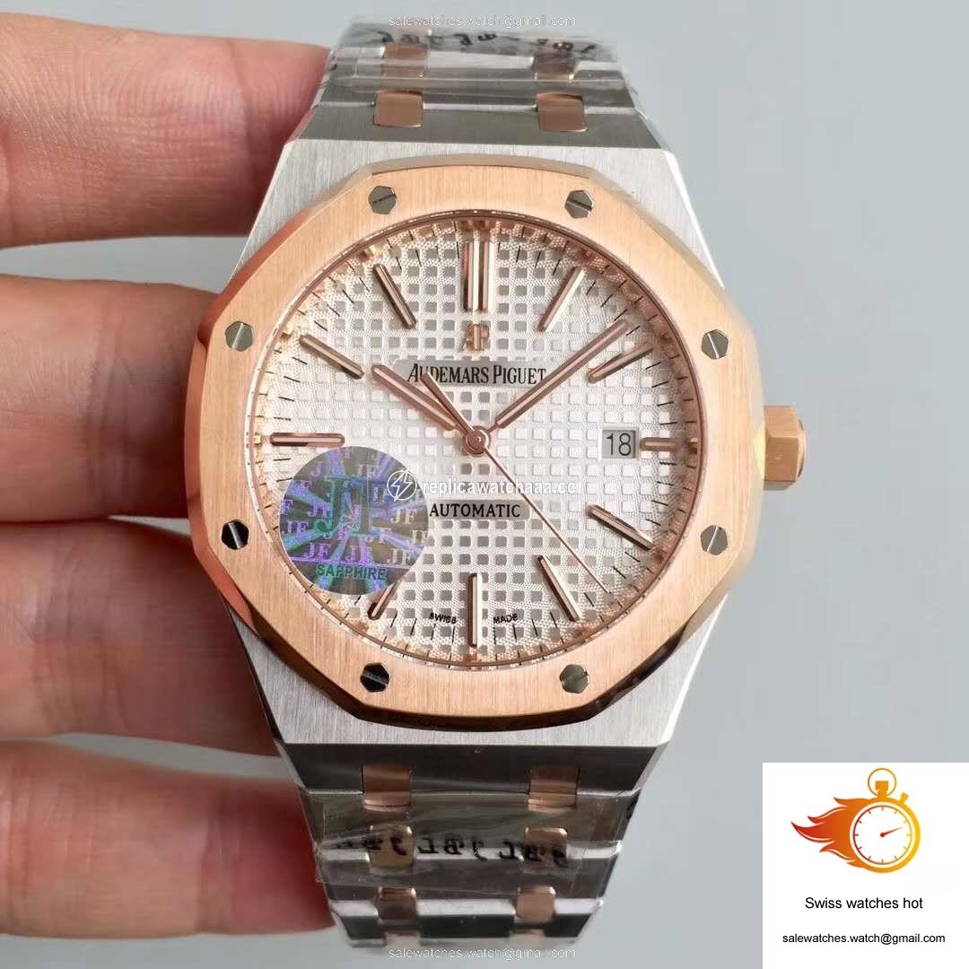 Audemars Piguet Royal Oak 15400SR.OO.1220SR.01 JF Factory Silver Dial 1 Audemars Piguet Royal Oak 15400SR.OO.1220SR.01 JF Factory Silver Dial 1